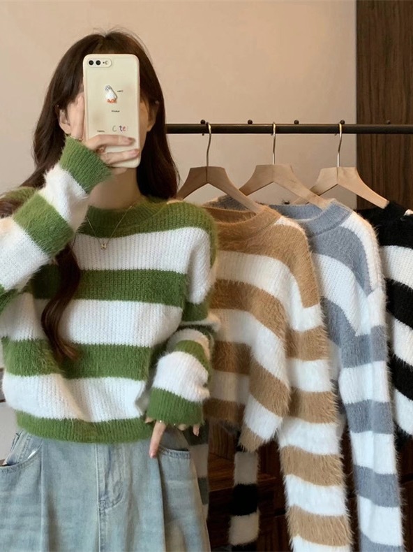 Knitwear | And Striped Sweater – Womens Clothing Knitwear