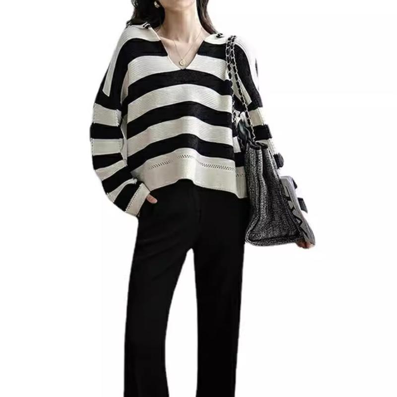 Knitwear | Classic Striped Pullover – Womens Clothing Knitwear