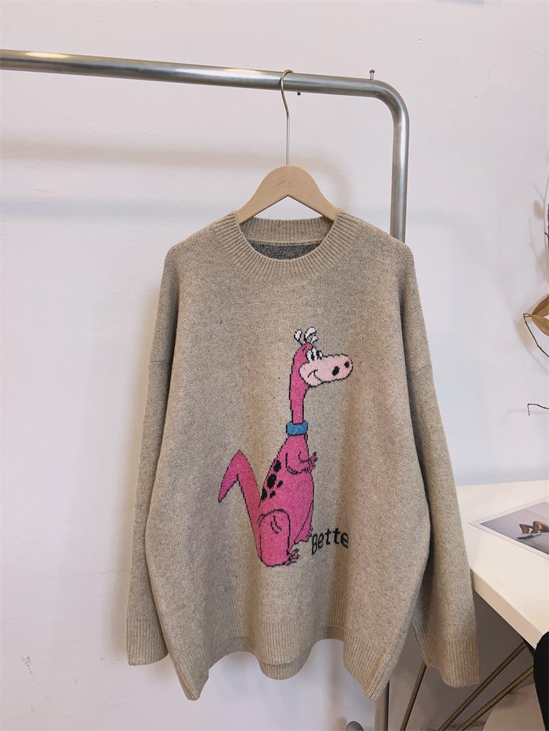 Knitwear | Dinosaur Comic Sweater – Womens Clothing Knitwear