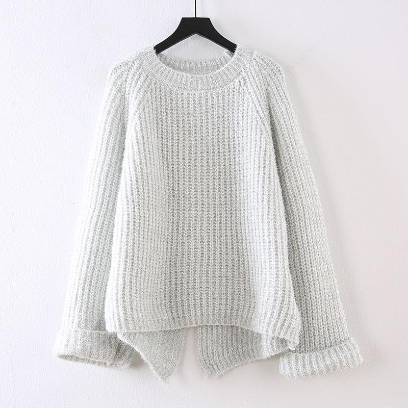 Knitwear | Silk Cashmere Crew Sweater – Womens Clothing Knitwear