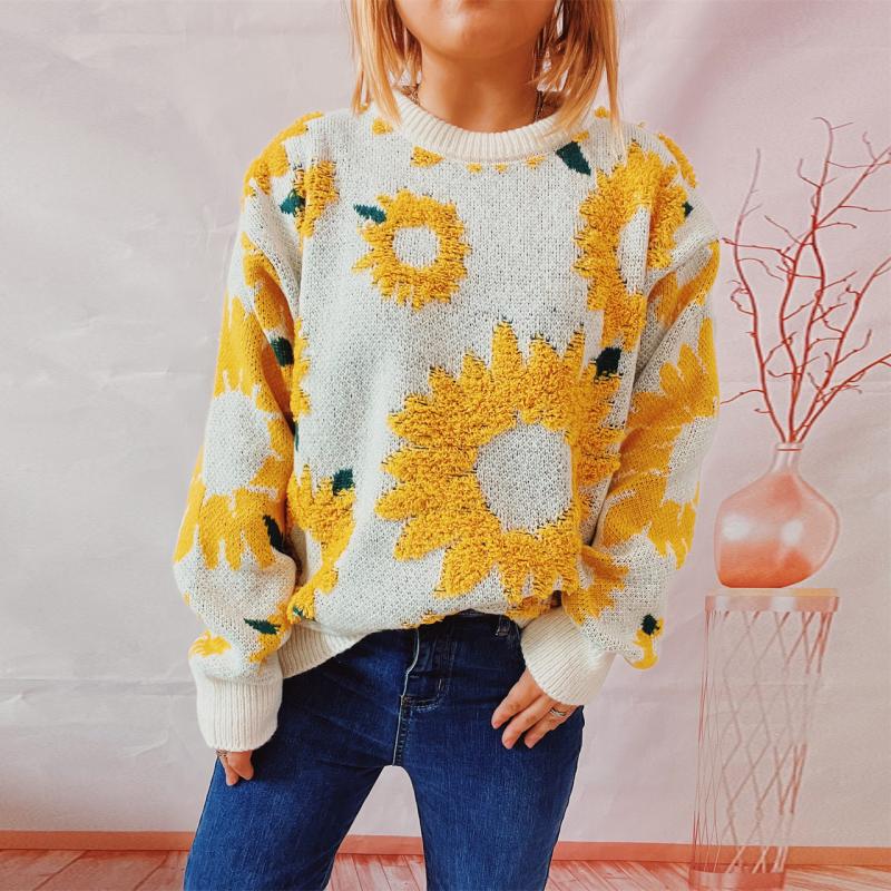 T-shirts & Shirts | Ink Sunflower Top – Womens Clothing T-shirts & Shirts