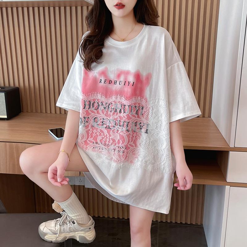 T-shirts & Shirts | MIAO Letter Print Tee – Womens Clothing T-shirts & Shirts