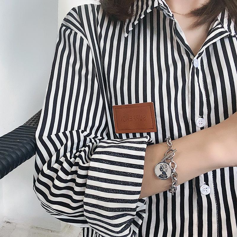 Tops | Pop Striped Shirt – Womens Clothing Tops